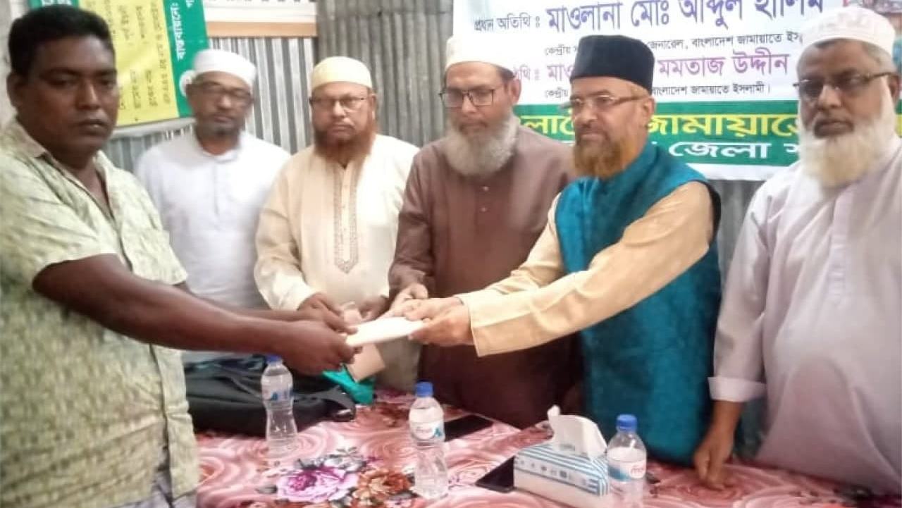 তিস্তার আকস্মিক বন্যায় বসতভিটা হারানো পরিবারের পাশে বাংলাদেশ জামায়াতে ইসলামী