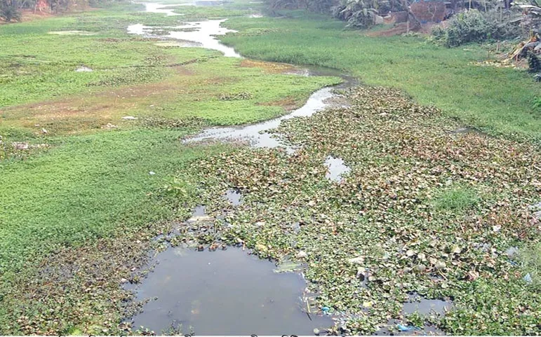 খালে পরিণত নদী