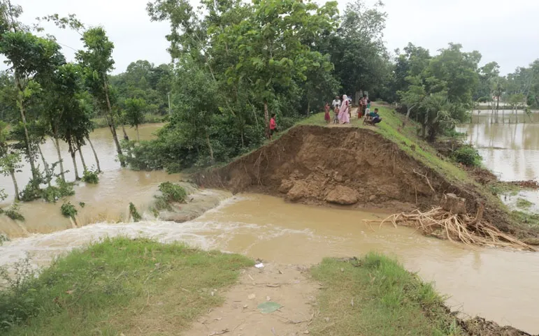 ভারতের পাহাড়ি ঢলে বন্যা
