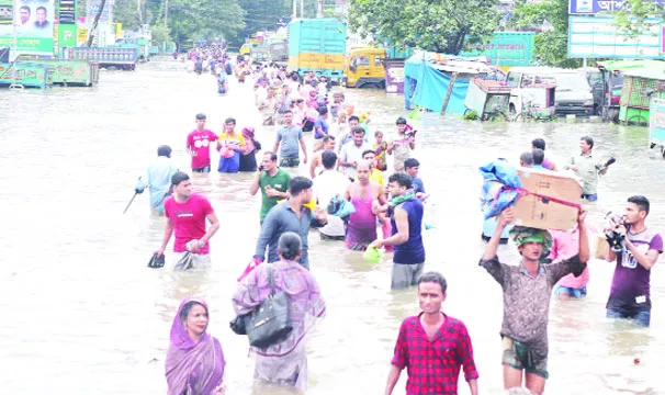 লাখো পরিবার পানিবন্দী