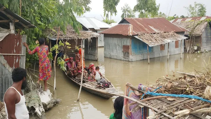 বন্যায় ক্ষতিগ্রস্ত ৬০ লাখ মৃত্যু ৭৫ জনের