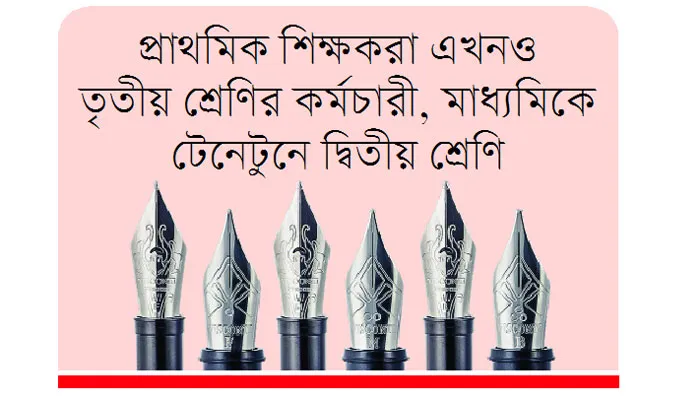 শিক্ষকদের পদমর্যাদা কী