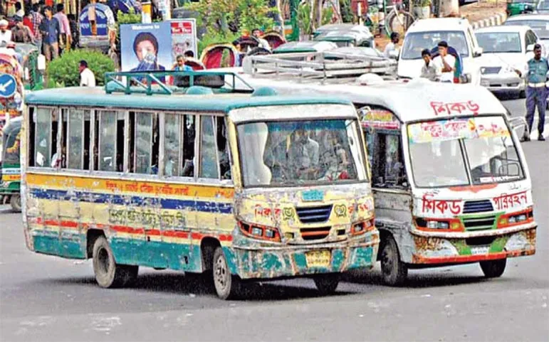 নগর পরিবহনে অরাজকতা