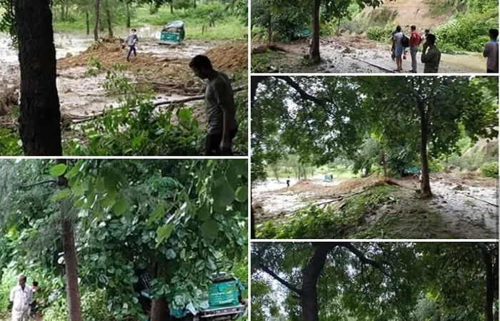 মেরিন ড্রাইভ সড়কের হিমছড়িতে পাহাড় ধসে সড়ক বন্ধ