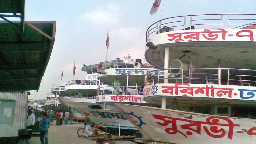বরিশালে নৌযান শিডিউল লন্ডভন্ড