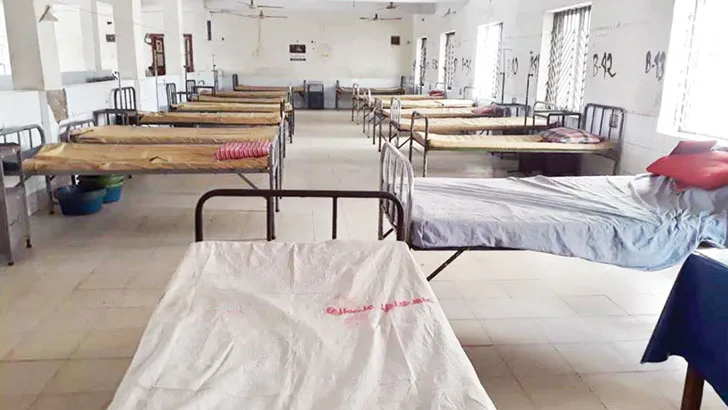 করোনাভীতিতে হাসপাতালগুলো ফাঁকা