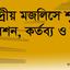 কেন্দ্রীয় মজলিসে শূরার অধিবেশন, কর্তব্য ও ক্ষমতা