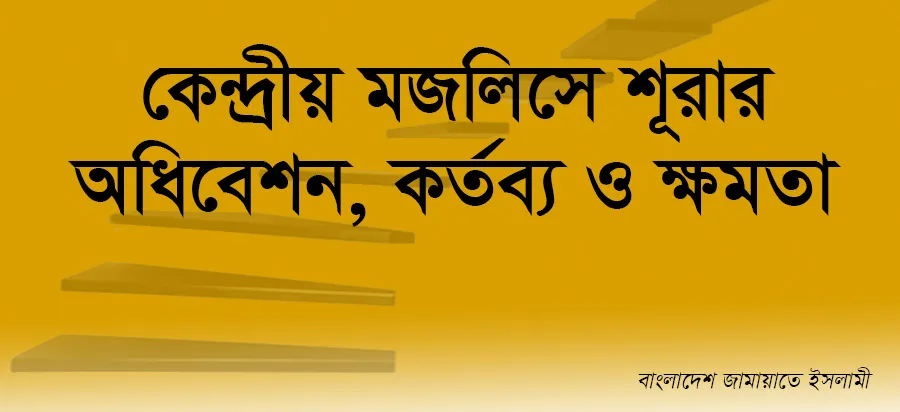 কেন্দ্রীয় মজলিসে শূরার অধিবেশন, কর্তব্য ও ক্ষমতা