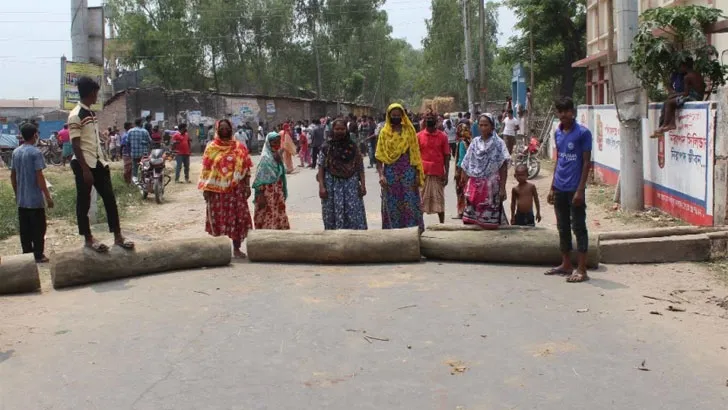 ত্রাণের দাবিতে সারা দেশে শ্রমজীবীদের বিক্ষোভ