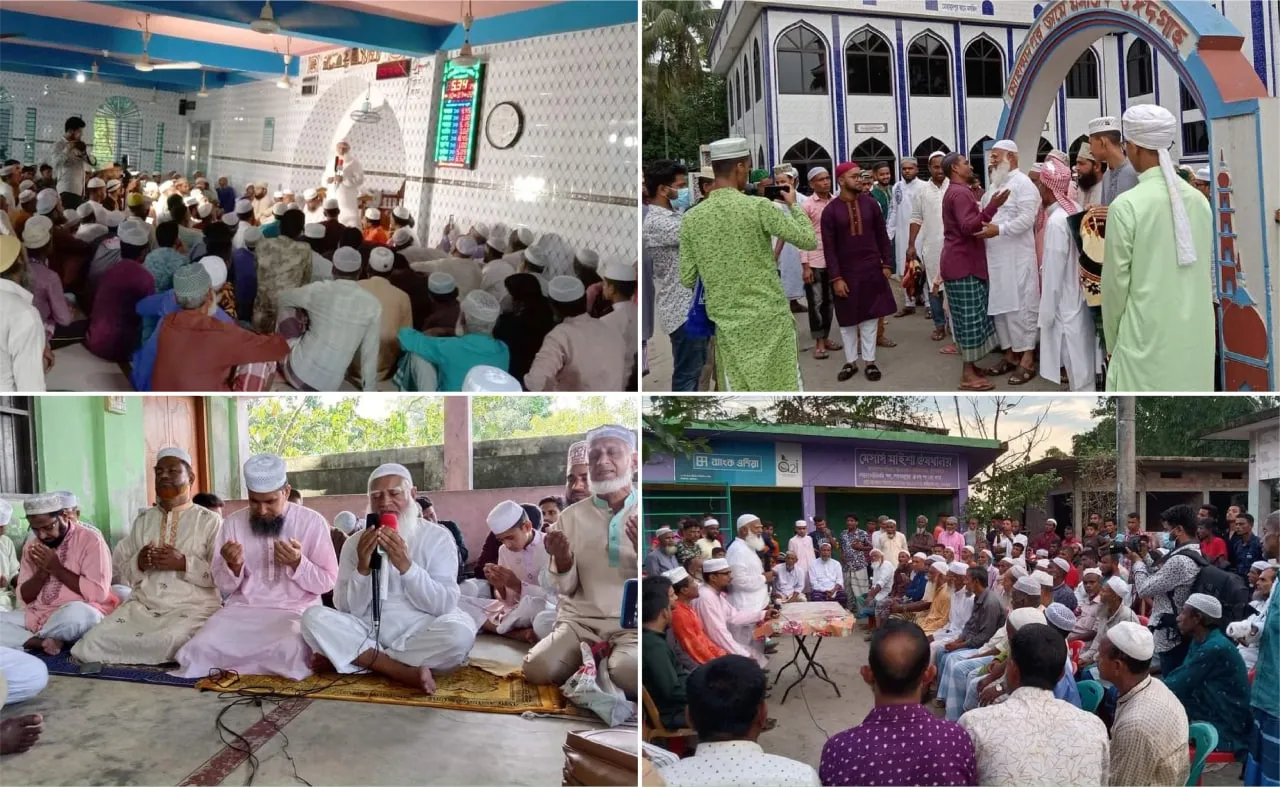 বন্যা কবলিত সুনামগঞ্জবাসীর সাথে আমীরে জামায়াতের ঈদ উদযাপন