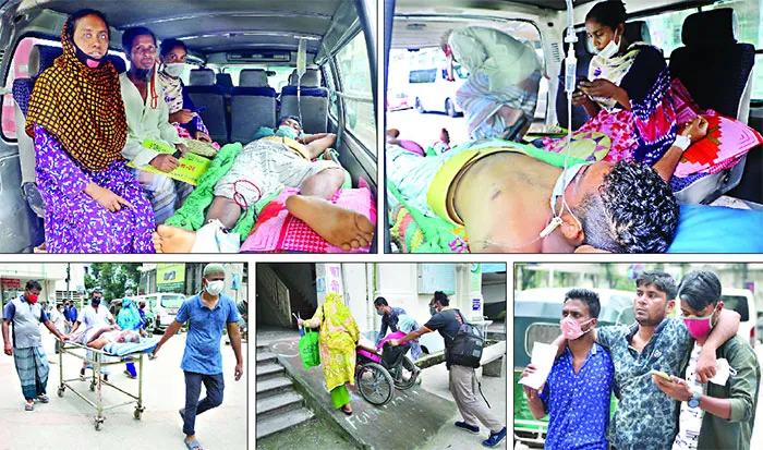 হাসপাতাল থেকে হাসপাতাল মিলছে না চিকিৎসা