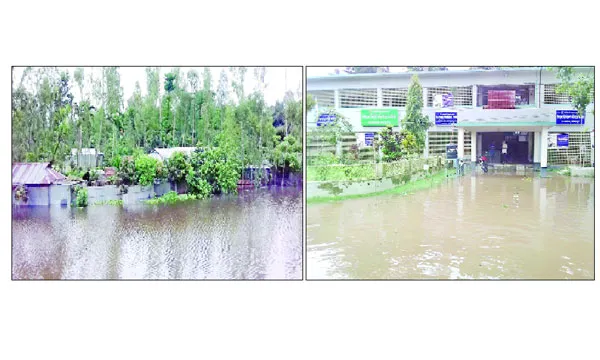 হঠাৎ বন্যায় লাখো মানুষ পানিবন্দী