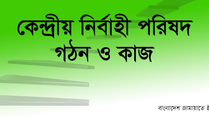 কেন্দ্রীয় নির্বাহী পরিষদ গঠন ও কাজ