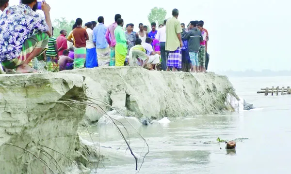 আড়াই দশকেও হয়নি তিস্তার বাম তীরে প্রতিরক্ষা দেয়াল