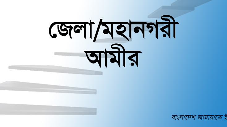 জেলা/মহানগরী আমীর