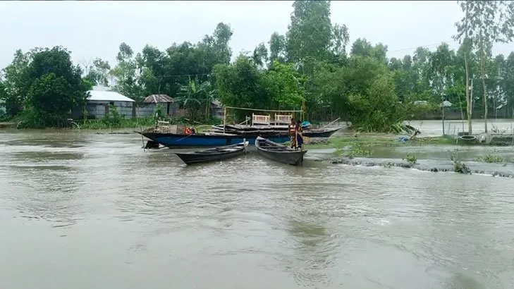 তিস্তার ভাঙনে বিলীন গ্রামের পর গ্রাম
