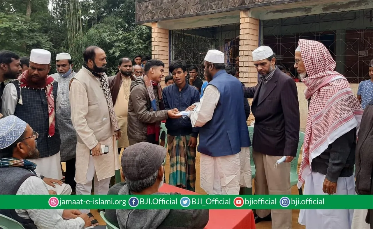 হবিগঞ্জ জেলার নবীগঞ্জ উপজেলায় সড়ক দুর্ঘটনায় নিহত ও আহতদের পরিবারের পাশে জামায়াতে ইসলামীর সেক্রেটারি জেনারেল ও সাবেক এমপি অধ্যাপক মিয়া গোলাম পরওয়ার