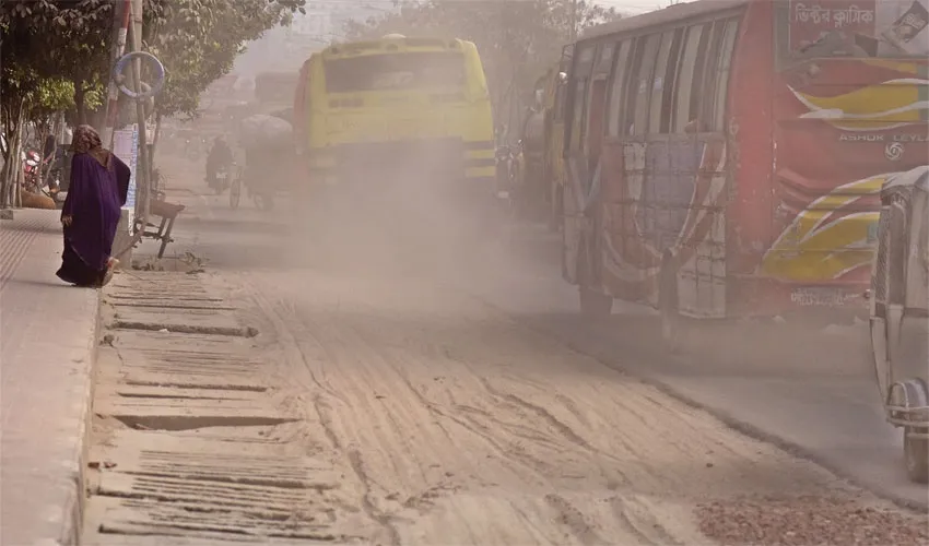 ভয়াবহ রাজধানীর বাতাস