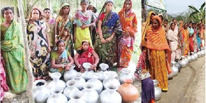 সুপেয় পানির তীব্র সংকটে উপকূলবাসী