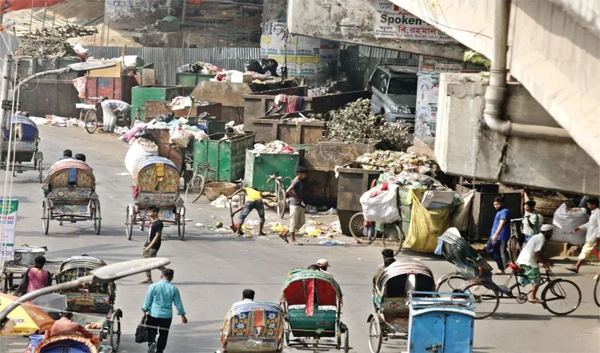 বর্জ্যে ম্লান সৌন্দর্য