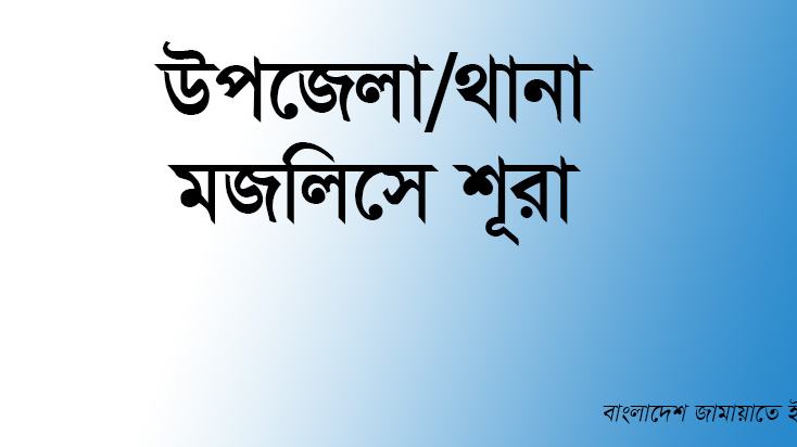 উপজেলা/থানা মজলিসে শূরা