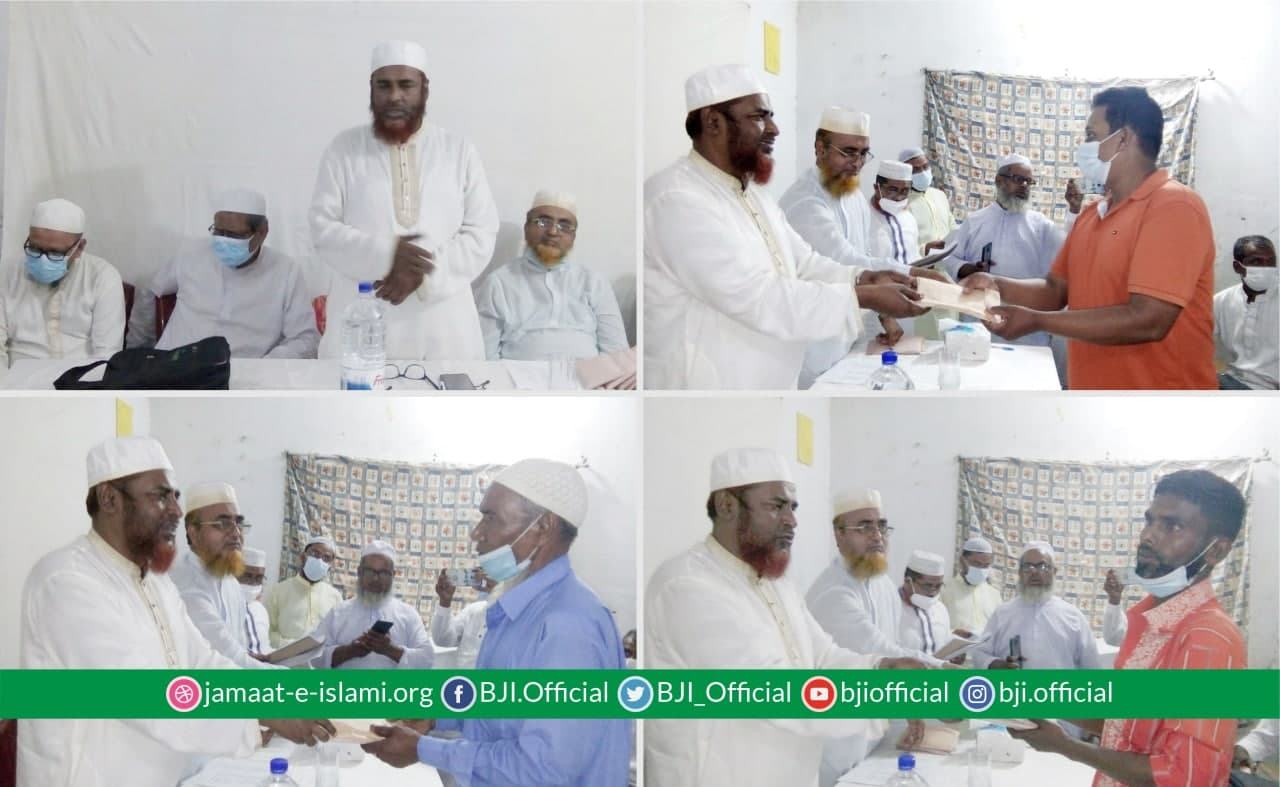 শীতলক্ষ্যা নদীতে লঞ্চ ডুবির ঘটনায় নিহত পরিবারের পাশে জামায়াতে ইসলামী