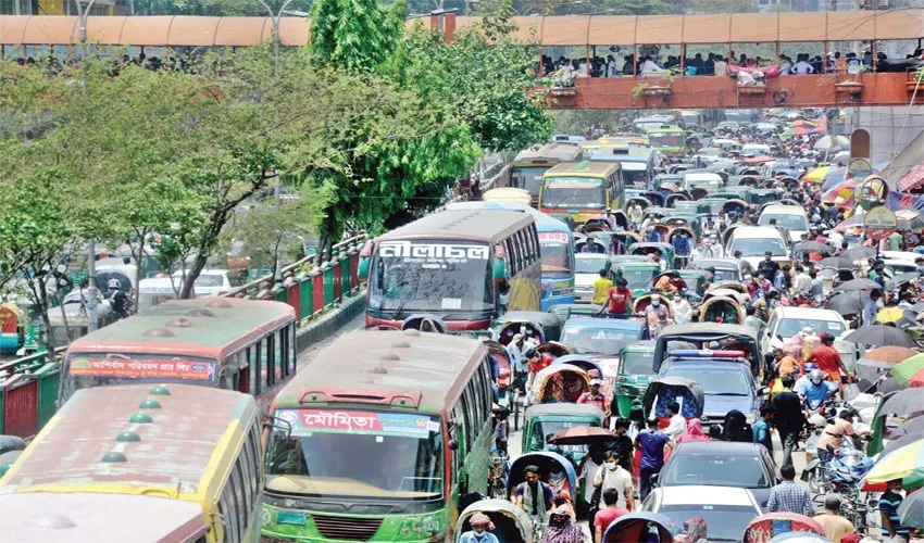 রাজধানীতে তীব্র যানজট