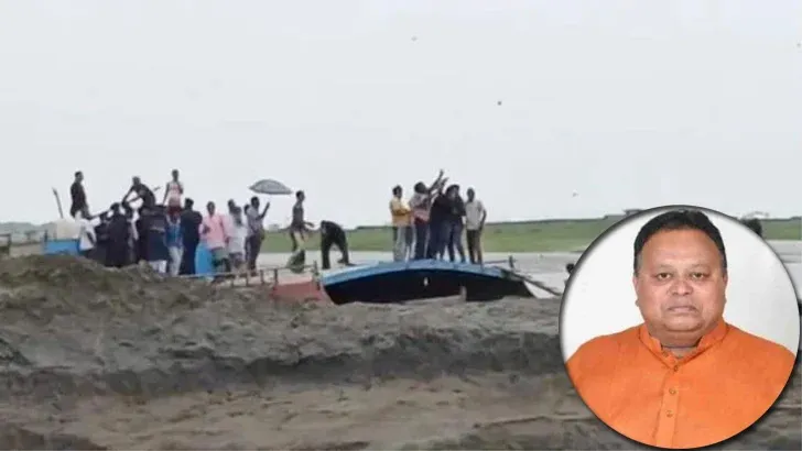 বাঁধ পরিদর্শনে গিয়ে স্বেচ্ছাসেবীদের ধাওয়া খেলেন এমপি