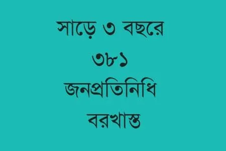 সাড়ে ৩ বছরে ৩৮১ জনপ্রতিনিধি বরখাস্ত