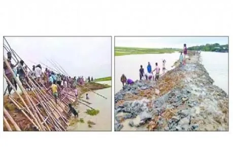 হাওরে ফসলহারা কৃষকের কান্নার রোল