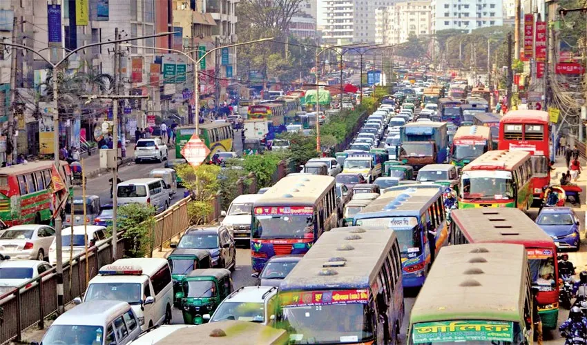 যানজটে রাজধানীবাসী নাকাল