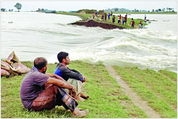 হাওর ডুবে একাকার