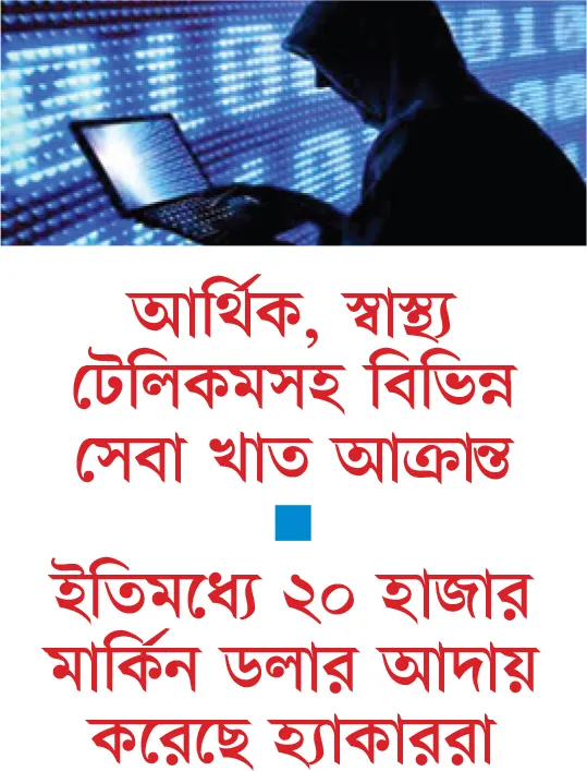 বিশ্বজুড়ে সাইবার হামলা ধাক্কা বাংলাদেশেও