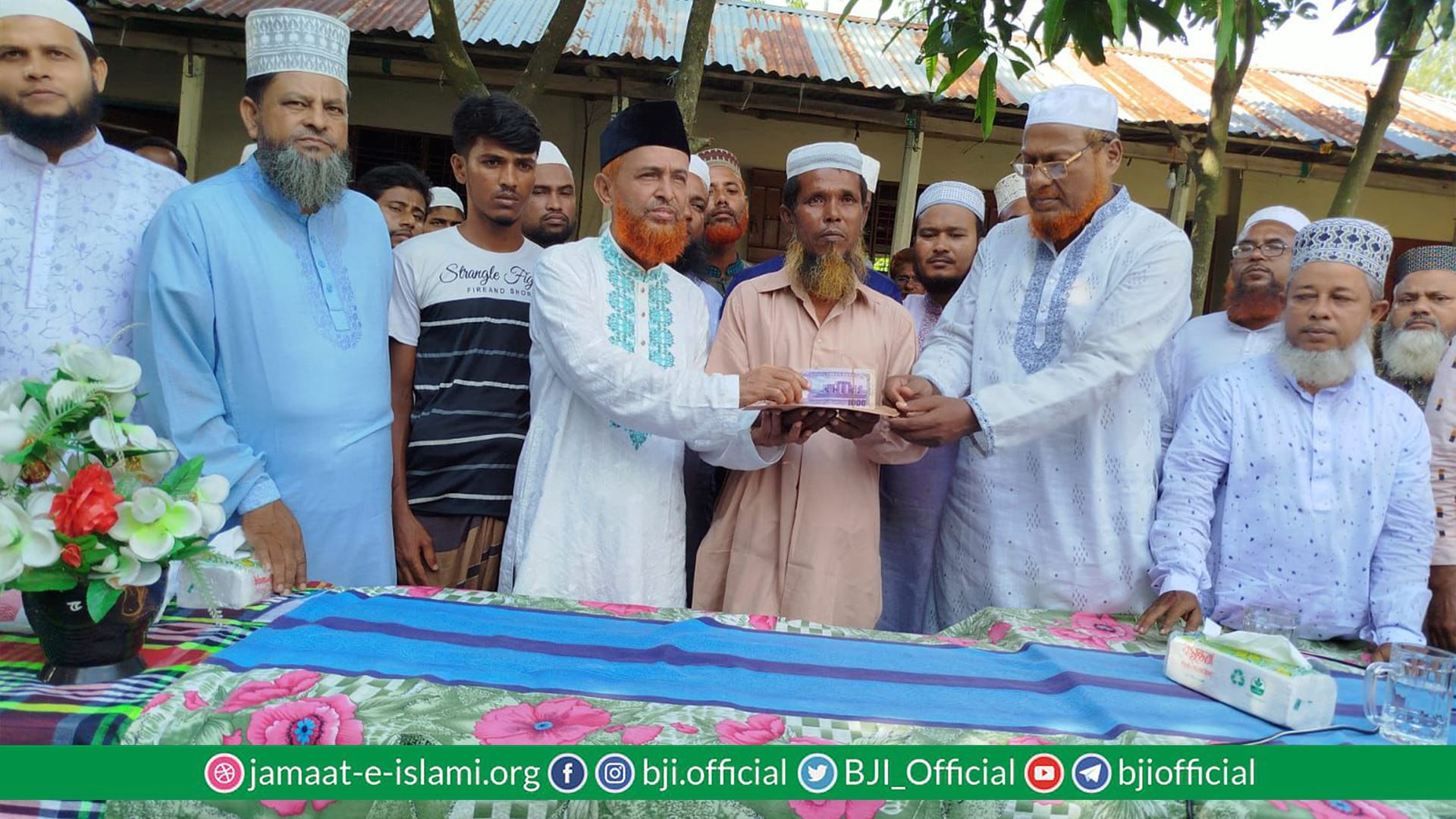 বৈষম্যবিরোধী ছাত্র আন্দোলনে ঢাকায় শহীদ রাশেদুল হকের কুড়িগ্রামের বাড়িতে জামায়াত