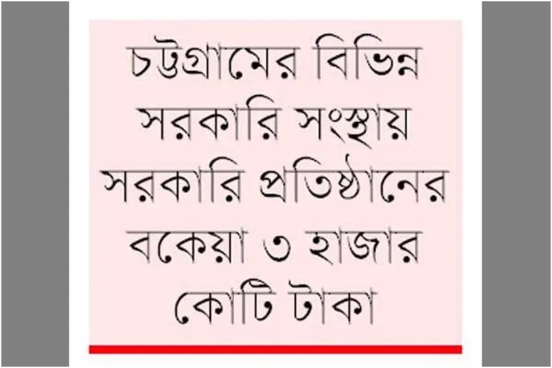সরকারি প্রতিষ্ঠানই শীর্ষ খেলাপি