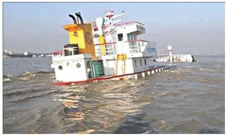 জাহাজ চলাচলে ঝুঁকি