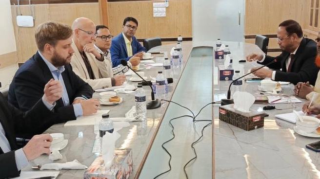 জামায়াত নেতৃবৃন্দের সাথে আইআরআই এবং USAID প্রতিনিধি দলের সৌজন্য সাক্ষাত