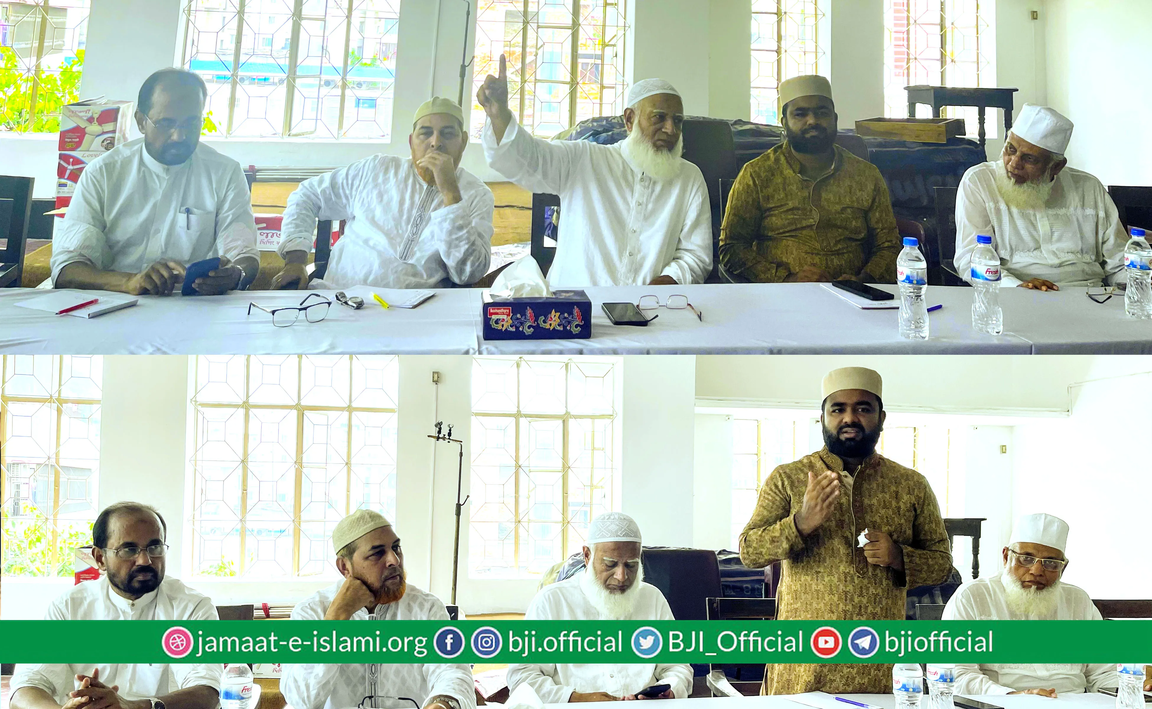 আমীরে জামায়াতের সাথে ছাত্রশিবিরের নেতৃবৃন্দের মতবিনিময়