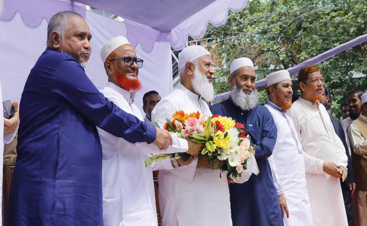 মজলুম জননেতা এটিএম আজহারুল ইসলামের মুক্তি উপলক্ষে রাজধানীর শাহবাগে সংবর্ধনা অনুষ্ঠিত