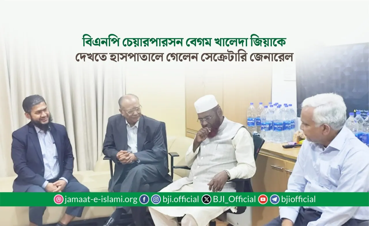বিএনপি চেয়ারপারসন বেগম খালেদা জিয়াকে দেখতে হাসপাতালে গেলেন সেক্রেটারি জেনারেল