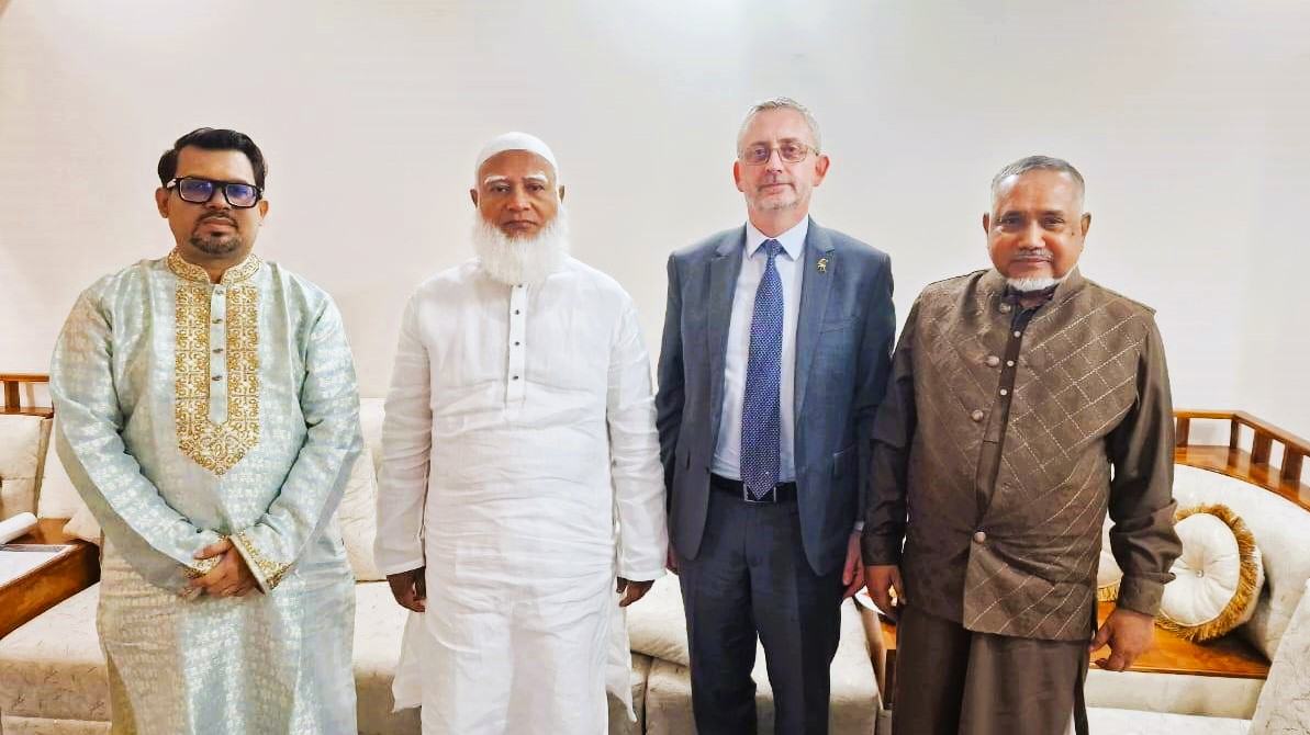 আমীরে জামায়াতের সাথে ইইউ এর মান্যবর রাষ্ট্রদূতের সৌজন্য সাক্ষাৎ