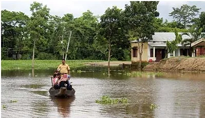 সিলেটে ৫৫ ইউনিয়নের দেড় লাখ মানুষ পানিবন্দী