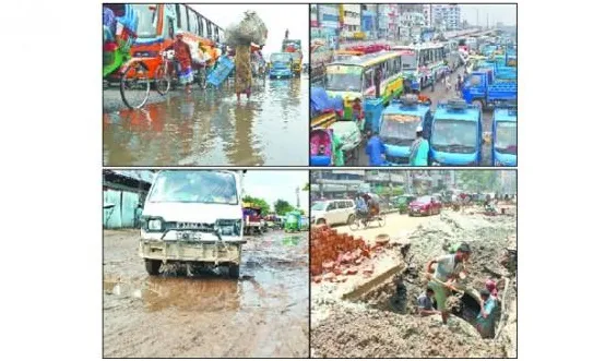 রাজধানীবাসী বহুমুখী সমস্যায় নাকাল
