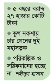 সওজের শুভঙ্করের ফাঁকি