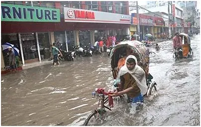 মাত্র ২৪ মি.মি. বৃষ্টিতেই ফের ডুবলো রাজধানী