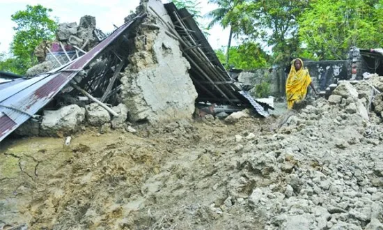 ৩০ ভাগ এলাকায় বন্যা
