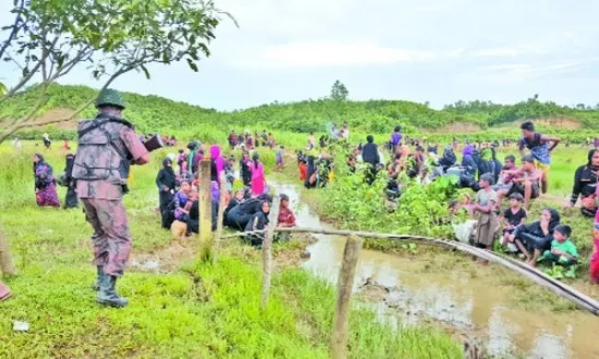 আশ্রয়হীন রোহিঙ্গাদের ওপর বিজিপির গুলিবর্ষণ