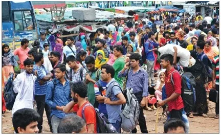 পথে পথে ভোগান্তি