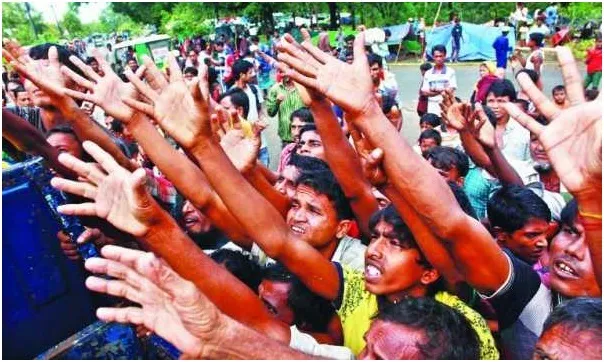 খাদ্য ও পানি সংকট চরমে