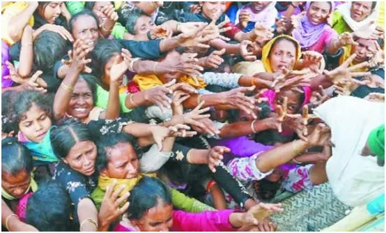 ৫০ কিলোমিটারজুড়ে শুধু রোহিঙ্গা শরণার্থী